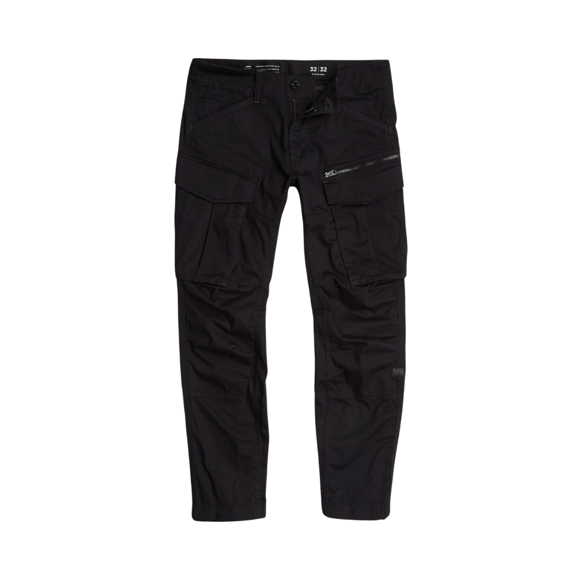 Rovic Zip 3D Regular Tapered - Dark Black