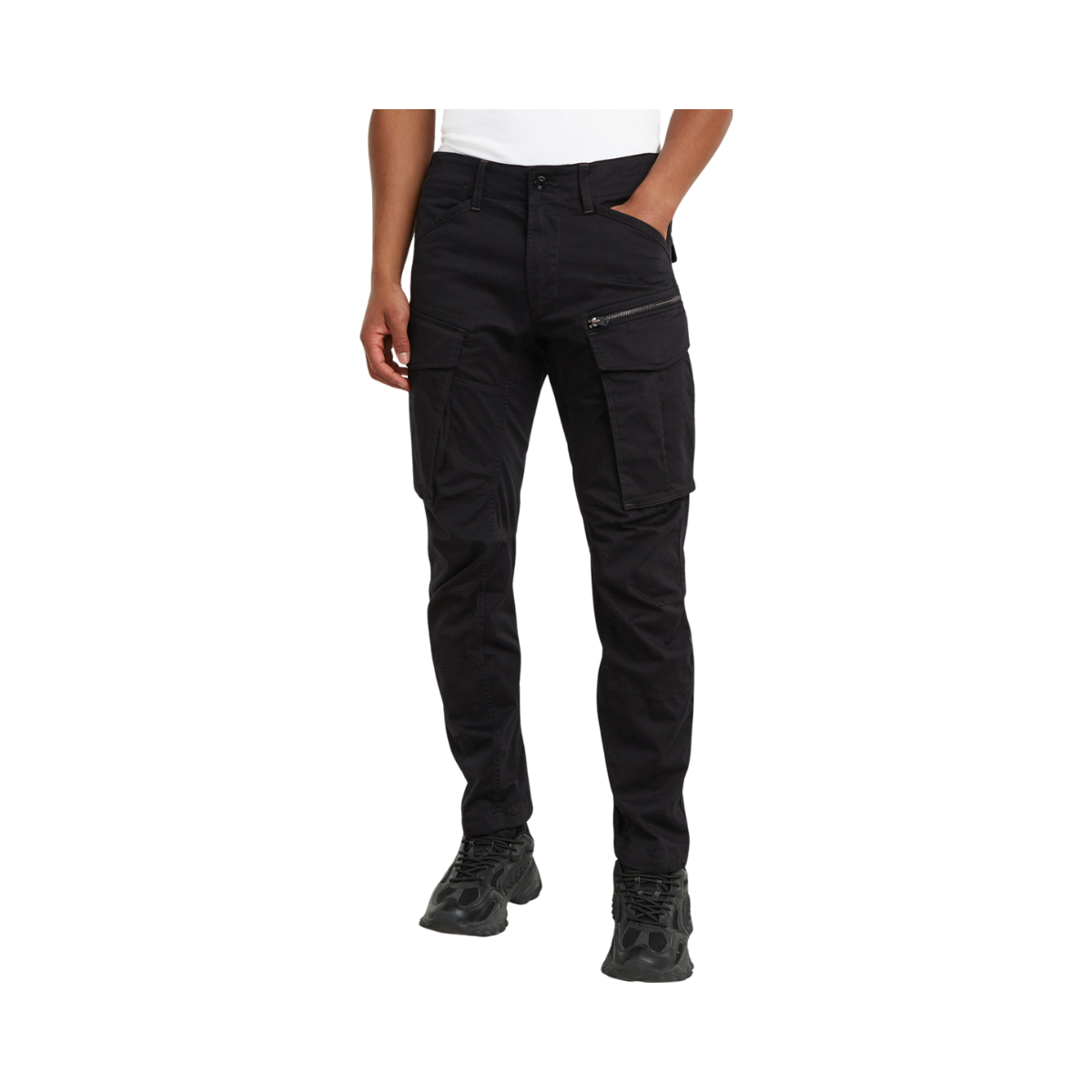 Rovic Zip 3D Regular Tapered - Dark Black