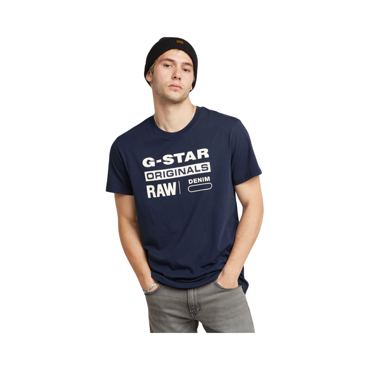 Graphic 8 Tee - Sartho Blue