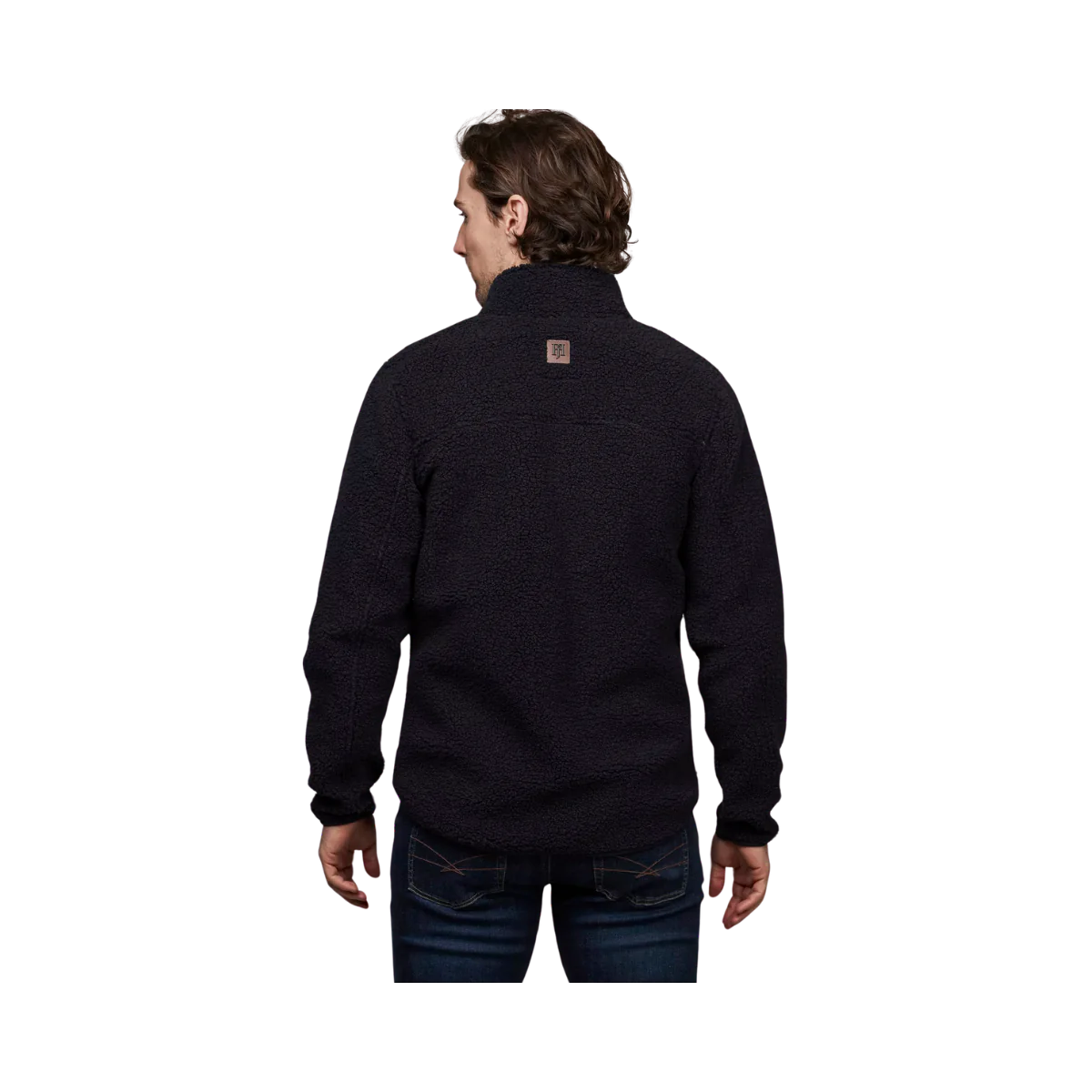 Pile Fleece Jacket W Pkt - Navy