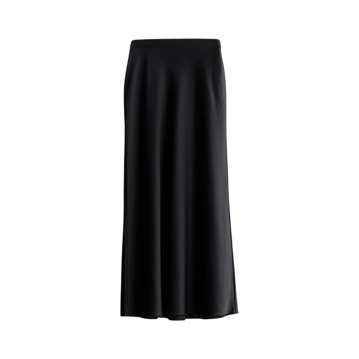 Hana Satin Skirt - Black