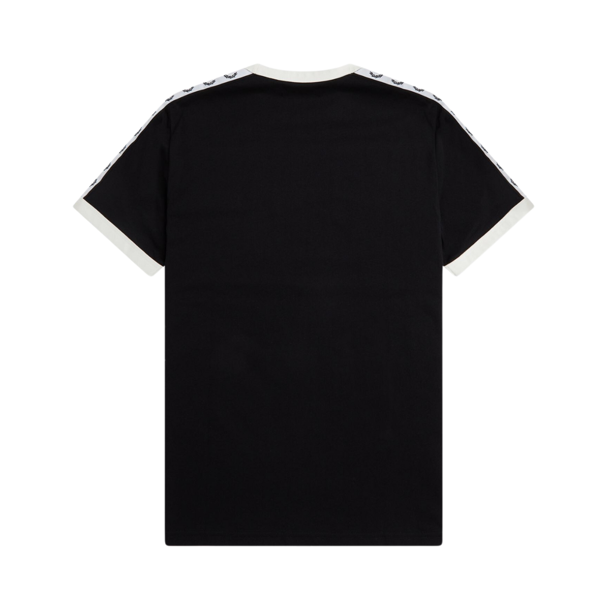 TAPED RINGER T-SHIRT - Black