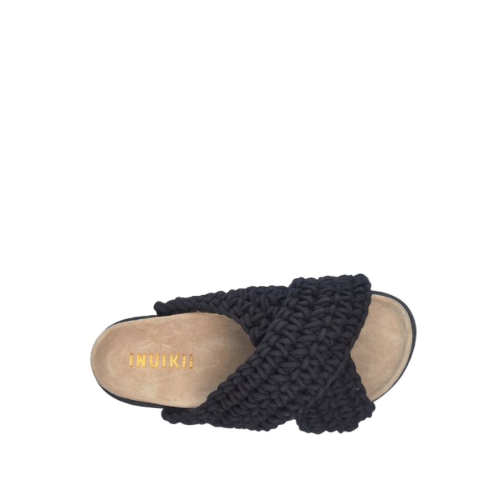 Woven Slipper - Black