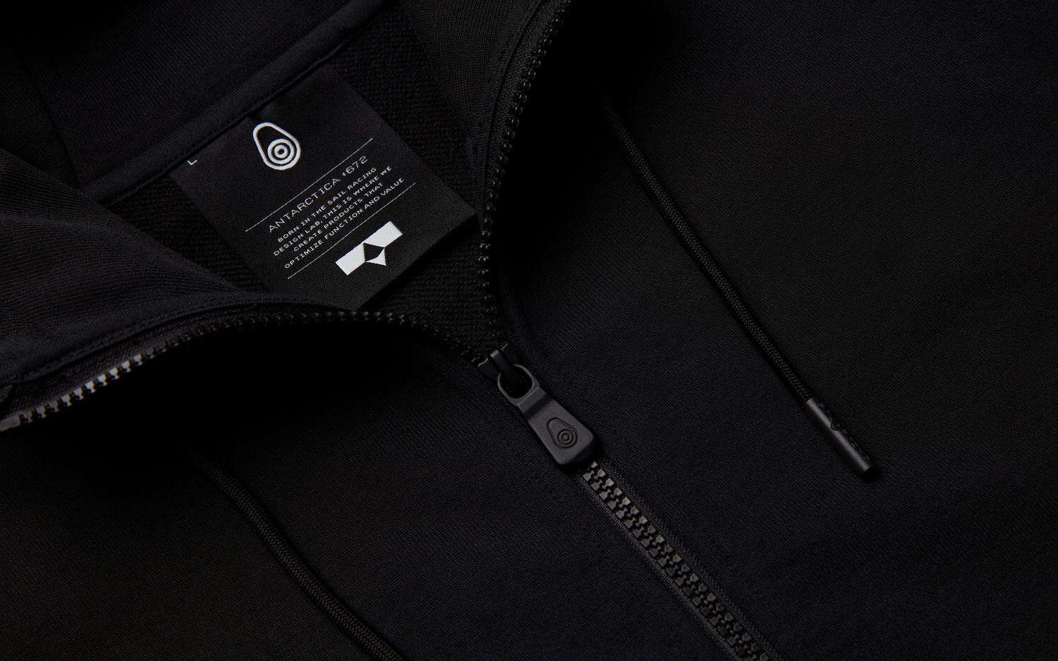 Drift Terry Zip Hood - Carbon
