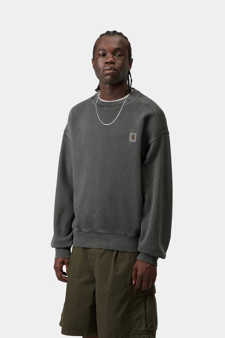 Nelson Sweat - Black Garment Dyed