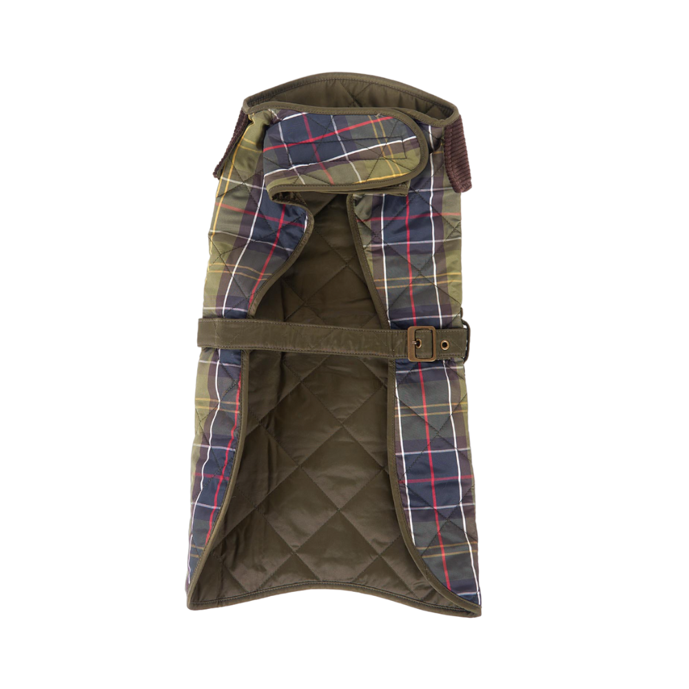 Tartan Dog Coat - Green