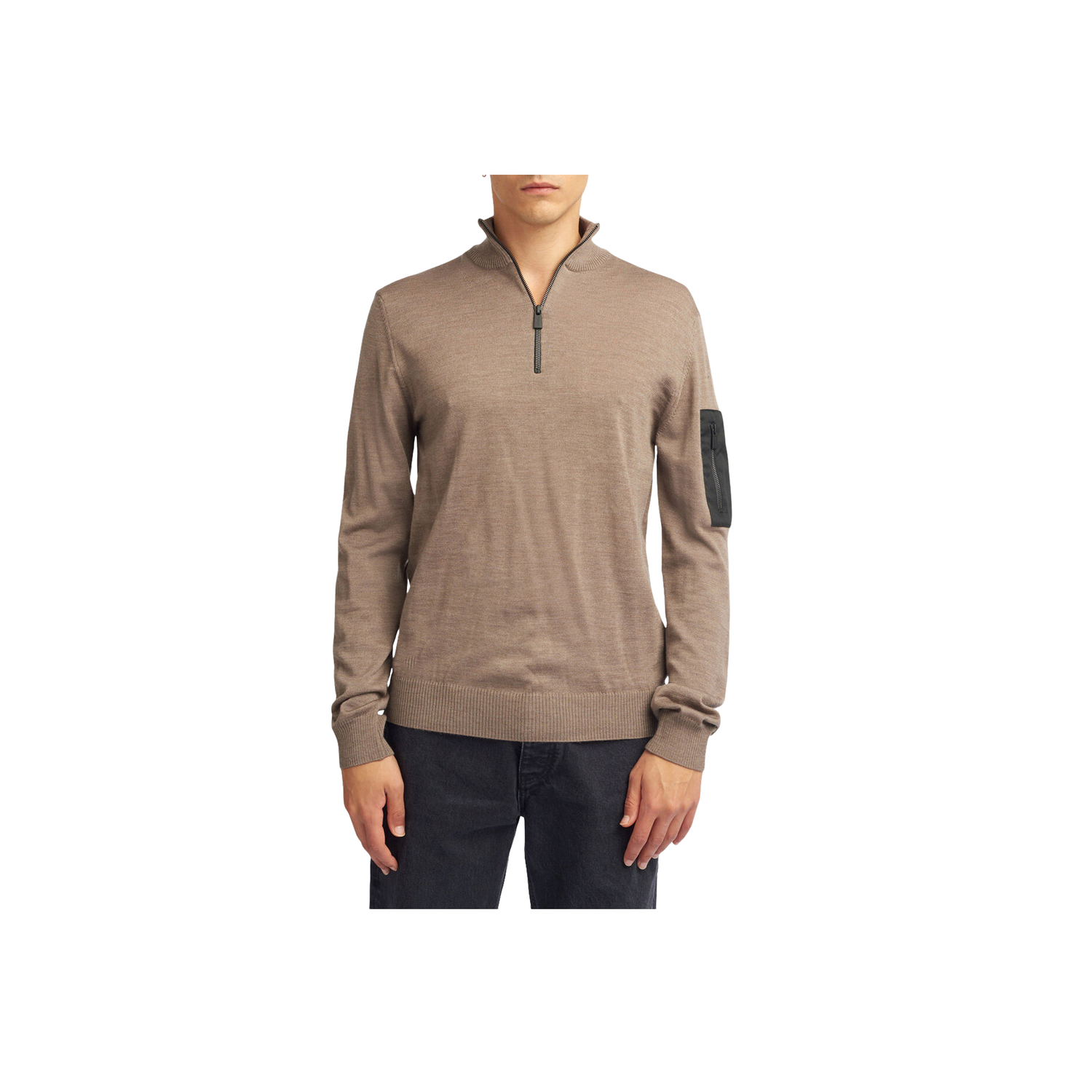 Lucca 1/2 Zip - Brown